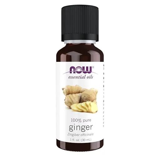 Ginger Essential Oil 100% Pure, Vegan, Spicy Aromatherapy Scent, Steam Distilled, 1-Ounce