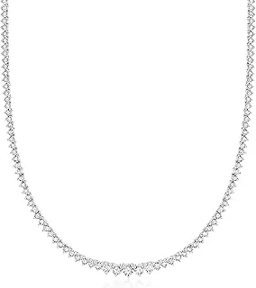 Graduated Lab-Grown Diamond Tennis Necklace 2.00 ct. t.w. in Sterling Silver