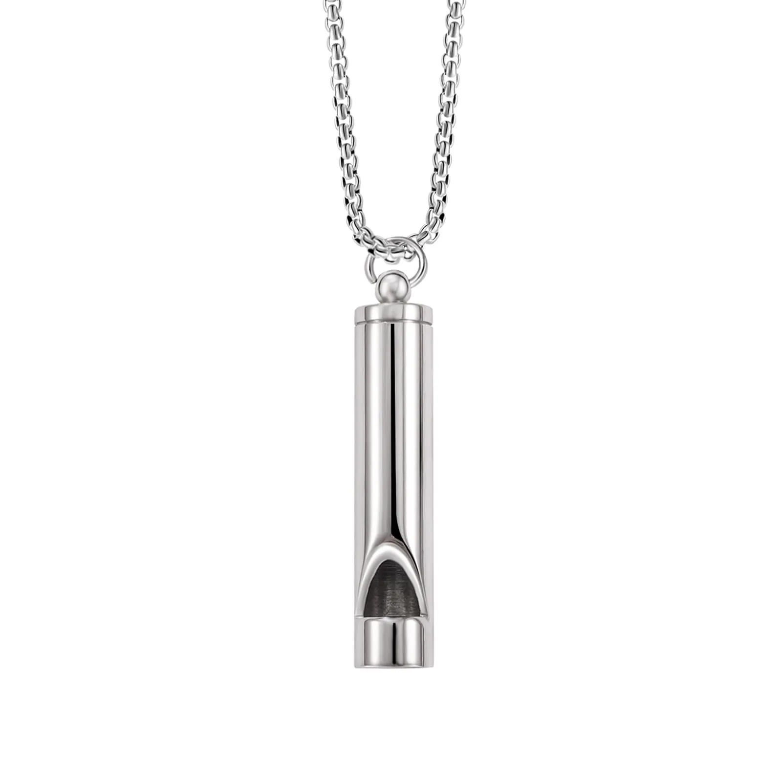 GRAZIOSO Stainless Steel Anxiety Necklace for Mindful Breathing, Stress Relief & Meditation Tools