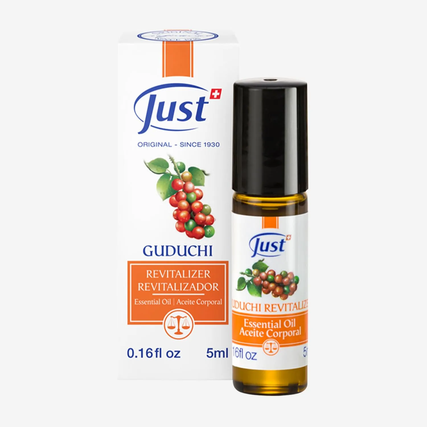 Guduchi Revitalizer Roll-On 5ml – Essential Oils with Lime, Lemon, Rosemary, Camphor, Lavender