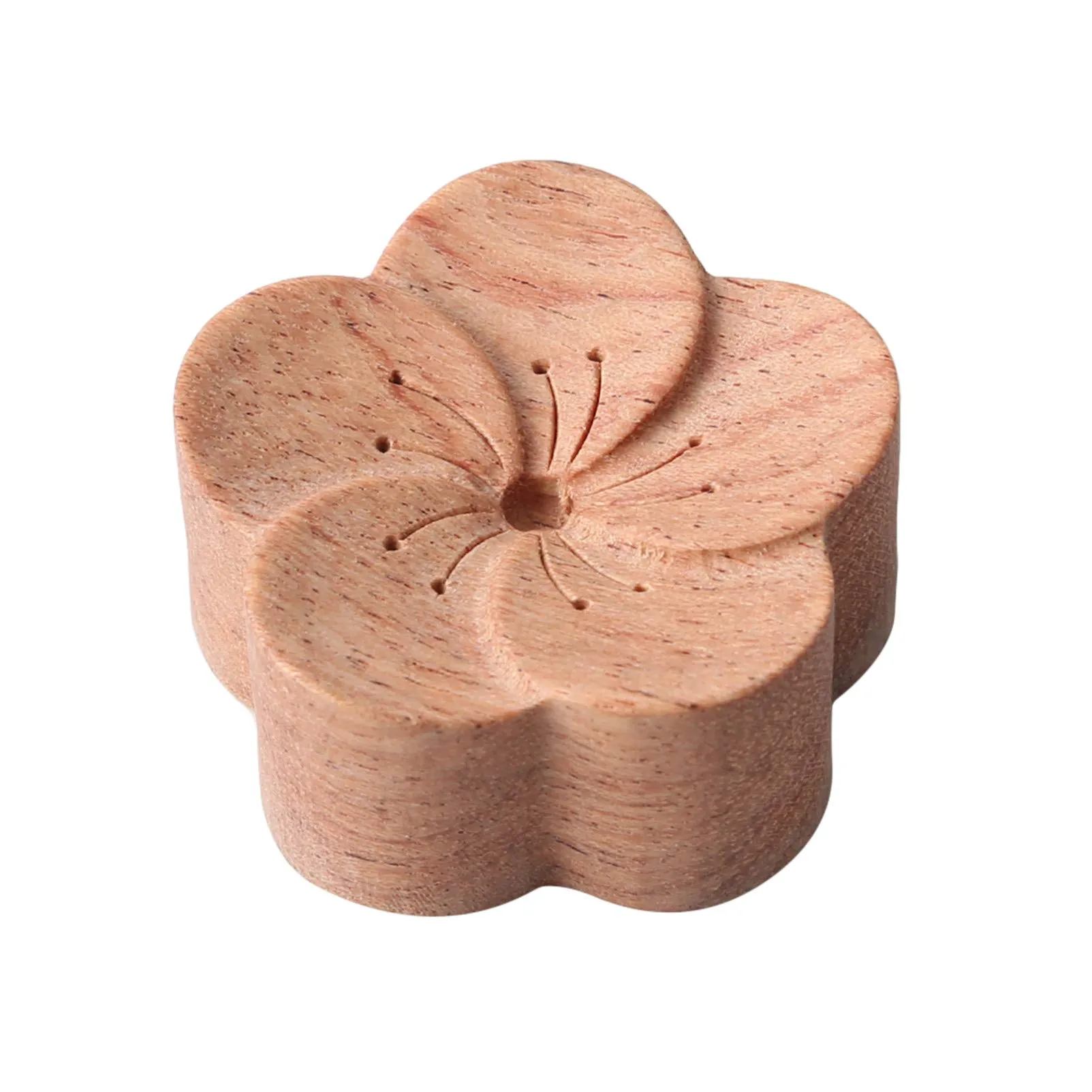 Handmade Wooden Aromatherapy Essential Oil Diffuser, Eco-Friendly Beech, 4.5x4.5x2.1cm