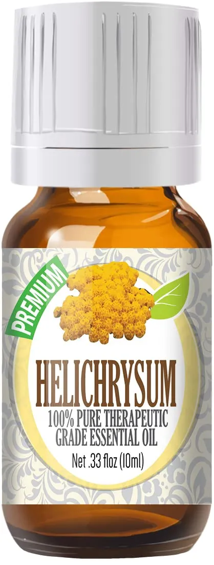 Healing Solutions 10ml Helichrysum Essential Oil - 100% Pure, GC-MS Tested, Natural Aroma