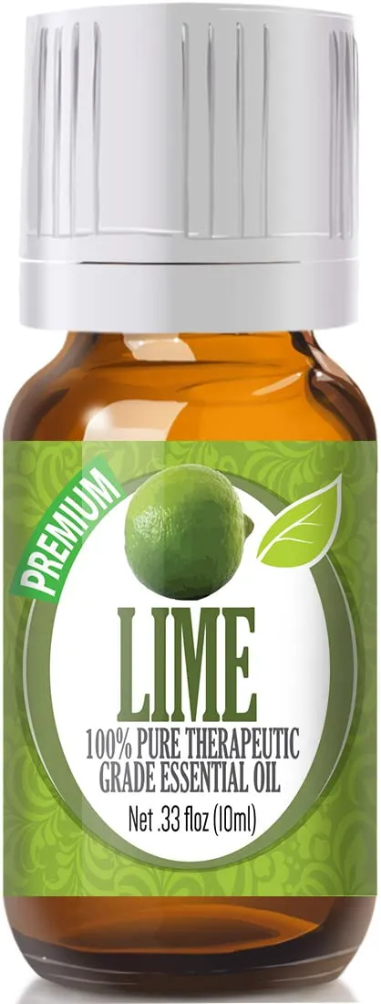 Healing Solutions 10ml Pure Lime Essential Oil - 100% Natural Therapeutic Grade Aromatherapy