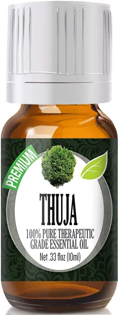 Healing Solutions 10ml Thuja Essential Oil - Pure, Natural, Therapeutic Grade Aromatherapy Oil