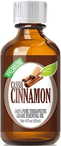 Healing Solutions 120ml Cassia Cinnamon Essential Oil - 100% Pure Natural Aromatherapy Oil