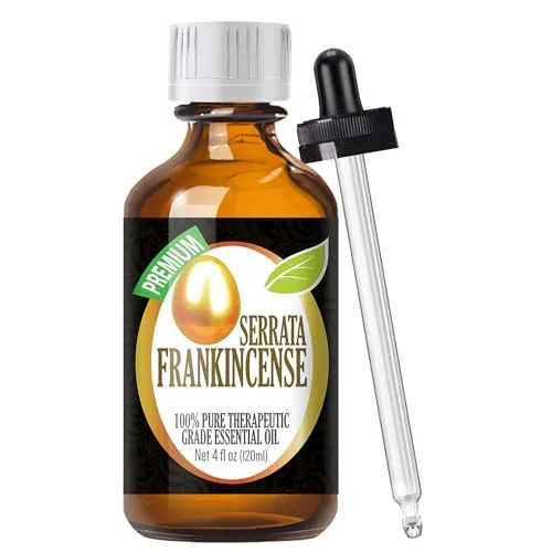 Healing Solutions 120ml Frankincense Essential Oil - Pure & Natural Steam-Extracted Aromatherapy Oil