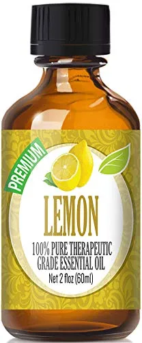 Healing Solutions 60ml Lemon Essential Oil - 100% Pure, Natural & Therapeutic Grade Aromatherapy