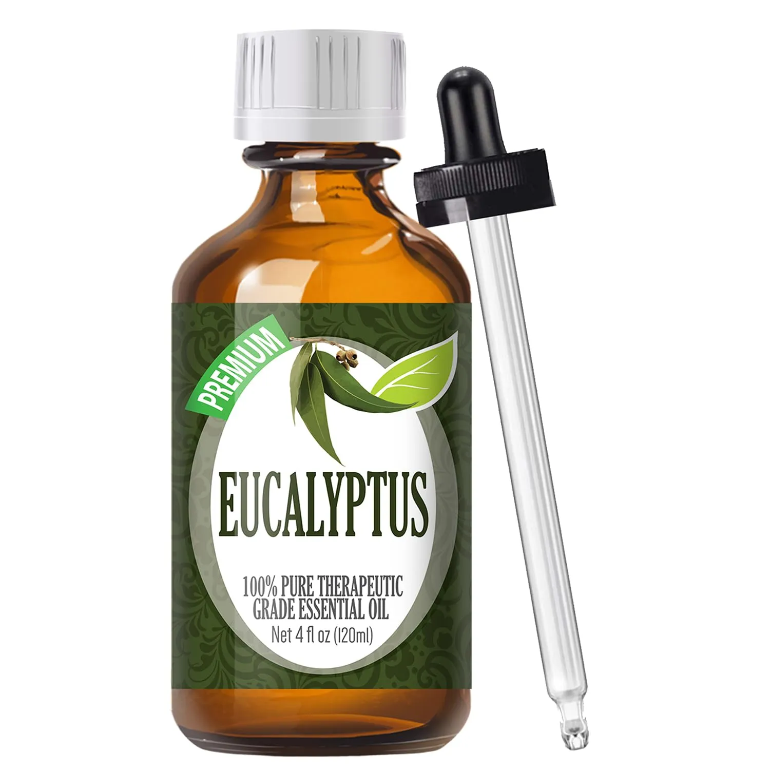 Healing Solutions Eucalyptus Essential Oil 120ml - 100% Pure Natural Aromatherapy Oil