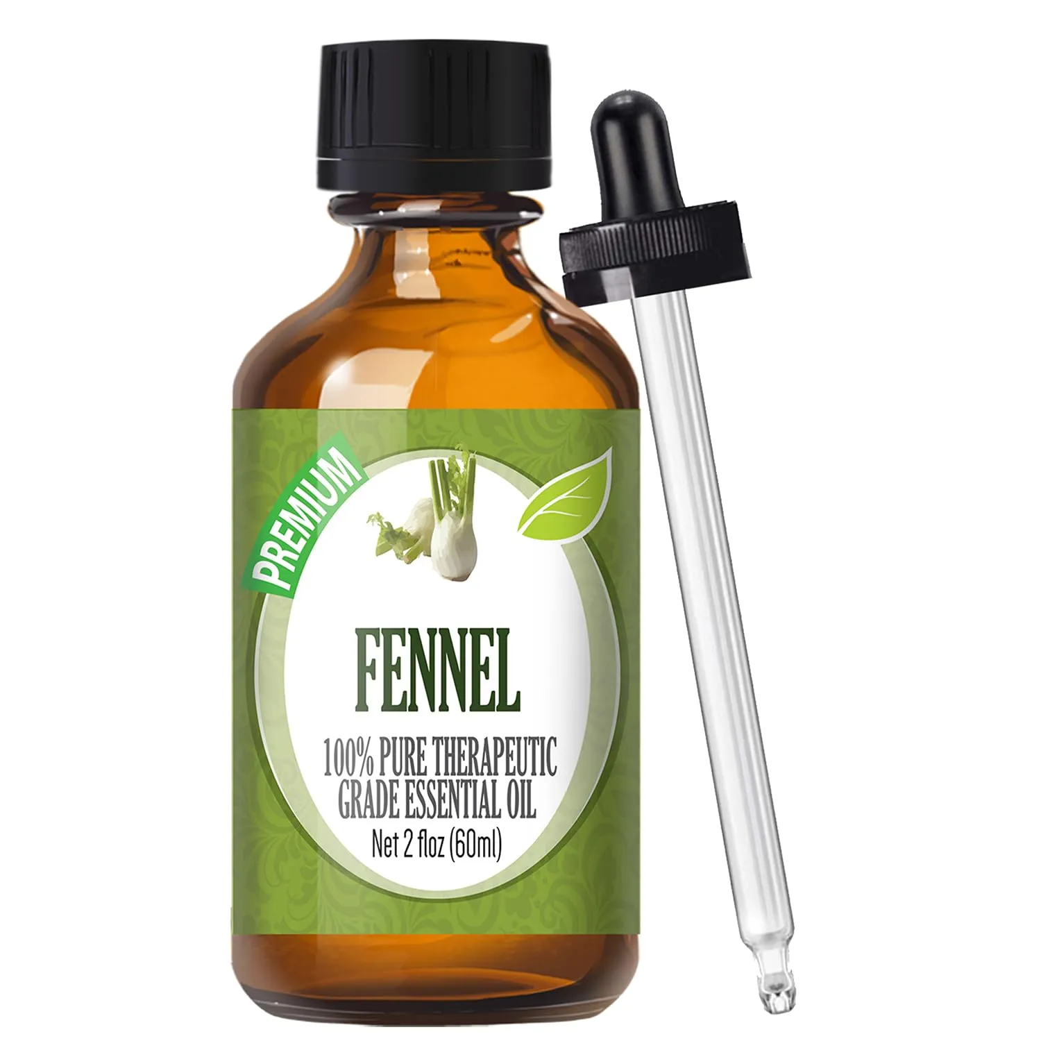 Healing Solutions Fennel Essential Oil 60ml - 100% Pure & Natural Aromatherapy Oil