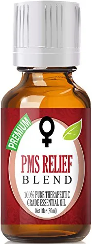 Healing Solutions PMS Relief Blend Essential Oil - 100% Pure Therapeutic Grade, 30ml