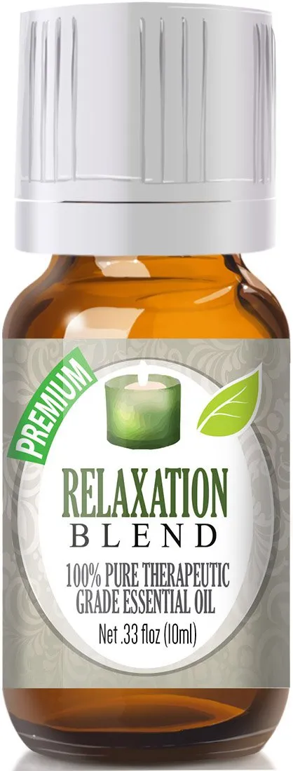 Healing Solutions Relaxation Blend Essential Oil 10ml - 100% Pure Therapeutic Grade Aromatherapy