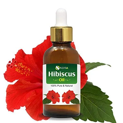 Hibiscus Oil 100% Natural Therapeutic Essential Oil by Salvia, 15ML Cold Pressed Aromatherapy