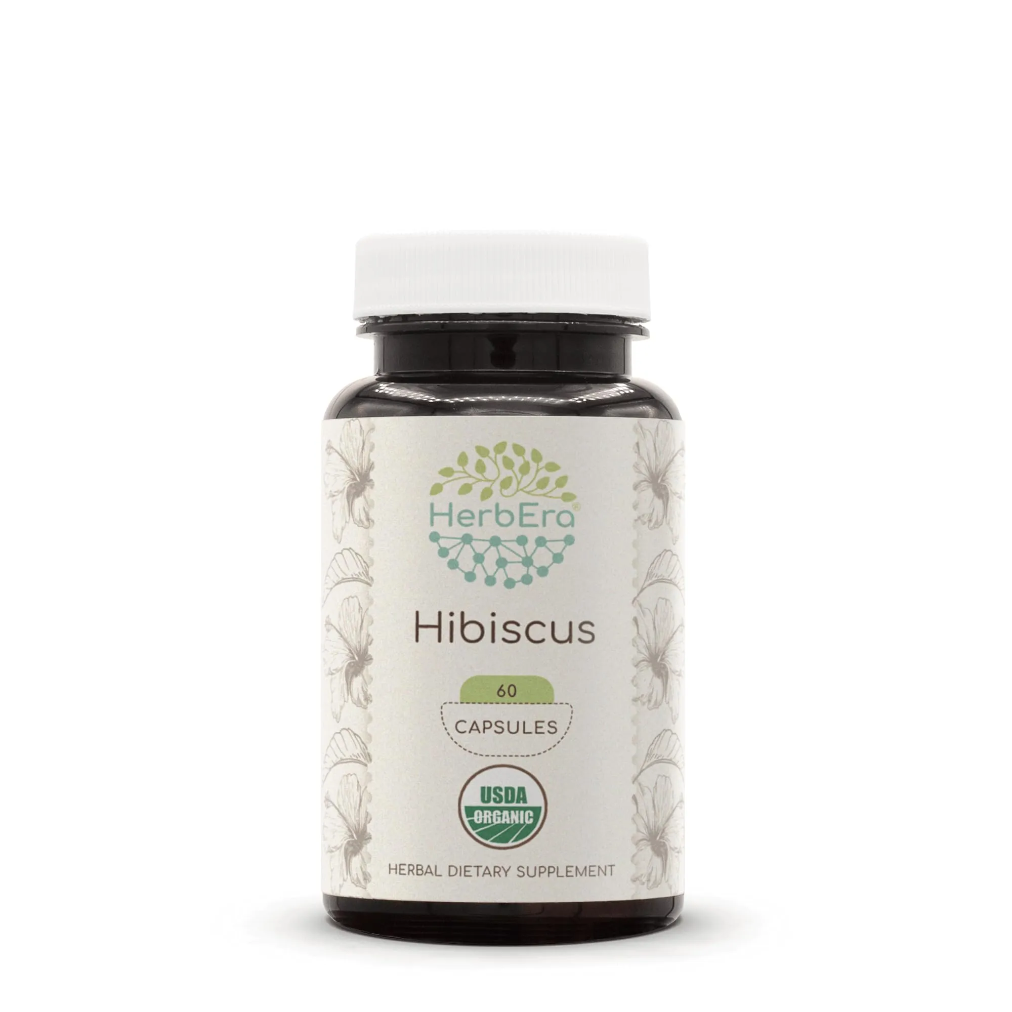 Hibiscus Organic Capsules 60 Count