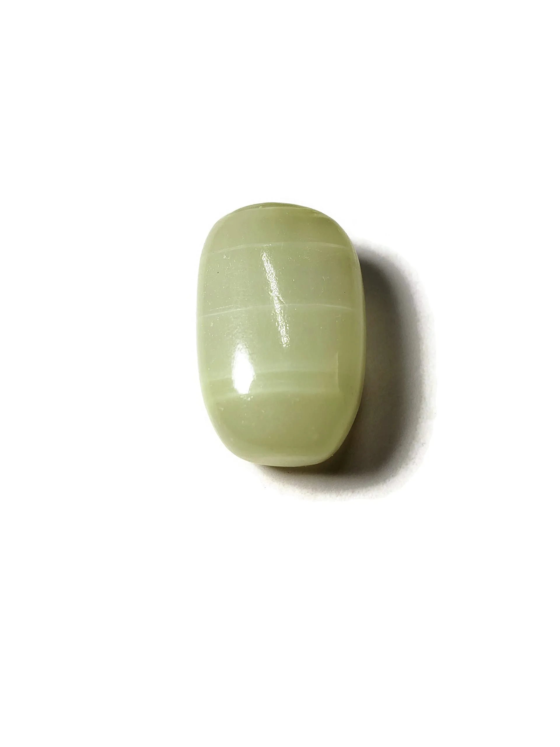 High-Grade Green Calcite Healing Crystal 22-28mm - Tumbled Polished Stone from Pakistan