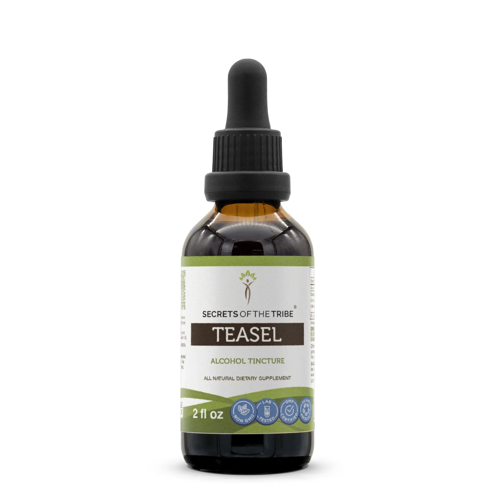 High-Potency Teasel Alcohol Extract Tincture, 2 oz Herbal Drops, 100% Natural, Gluten-Free