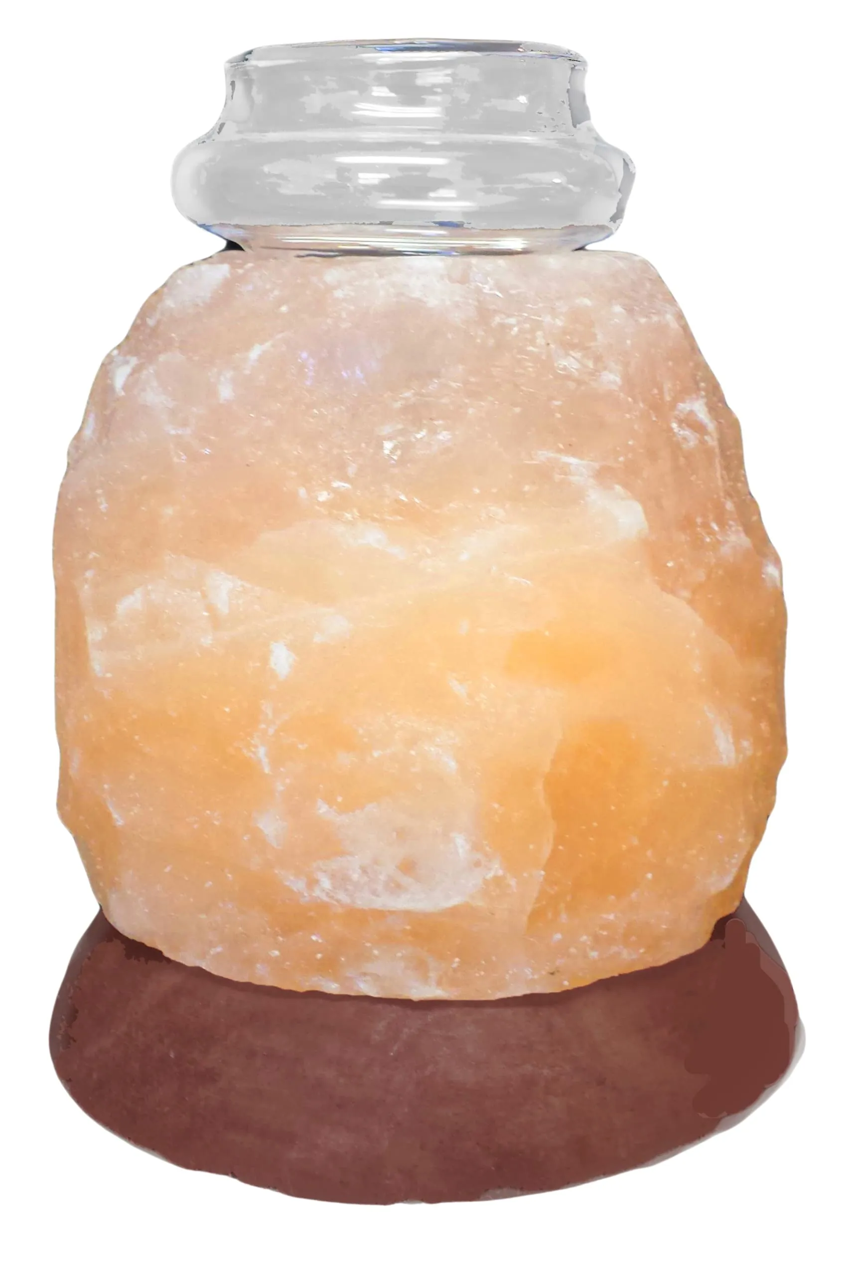 Himalayan Salt Aromatherapy Diffuser with Hand Blown Glass Bowl for Essential Oils