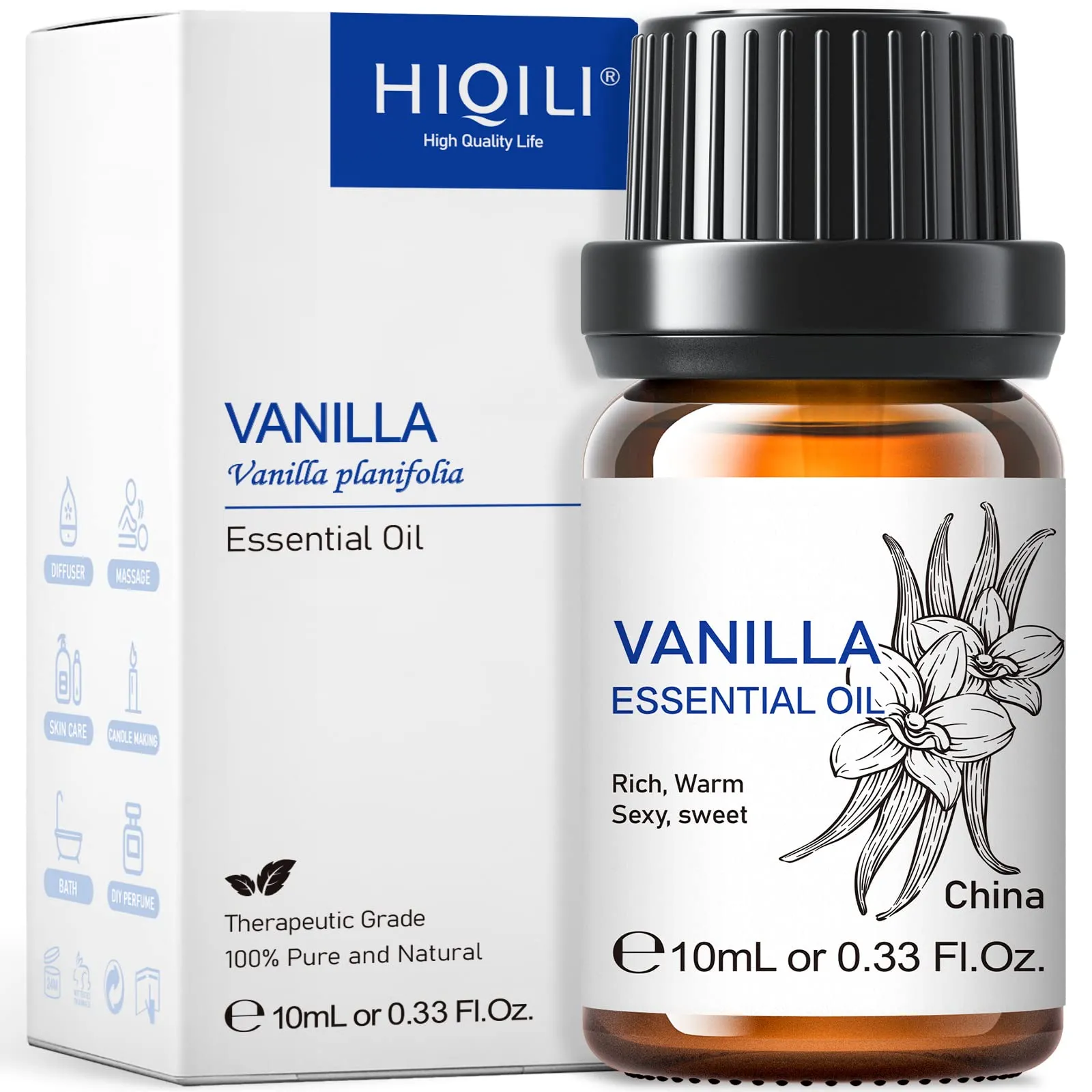 HIQILI Vanilla Essential Oil 10ml