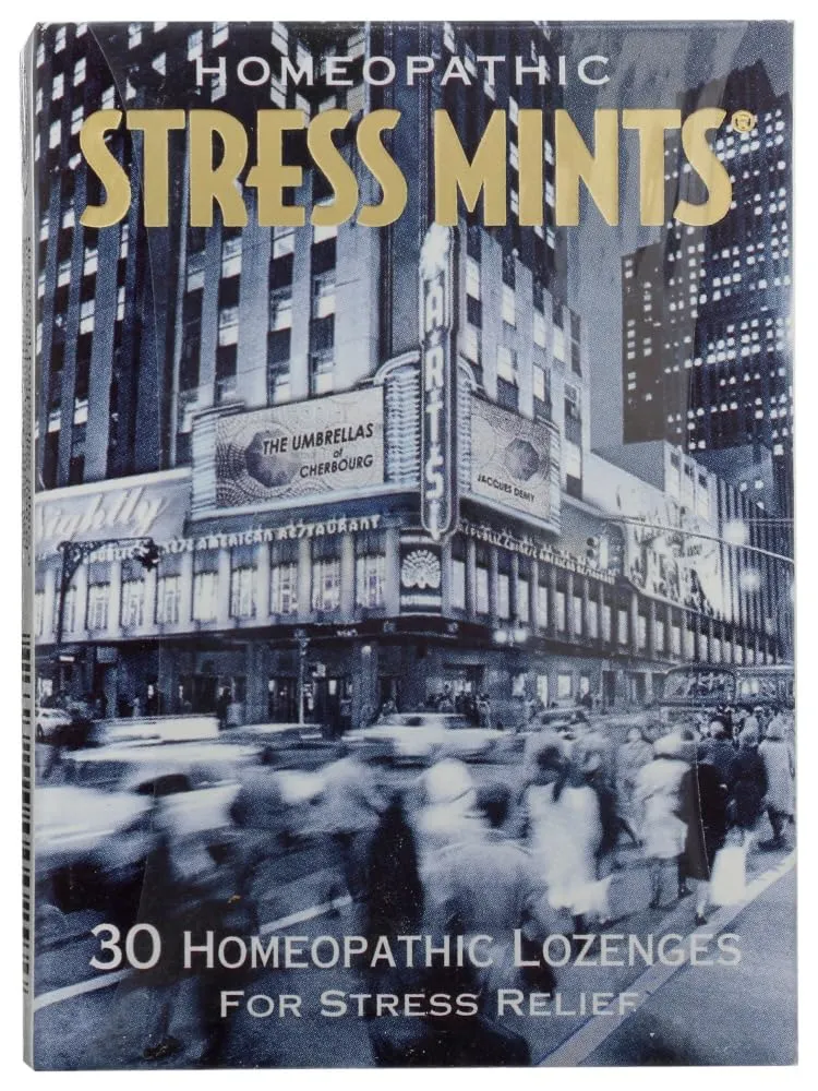 Homeopathic Stress Mints Lozenges - 30 CT for Stress Relief