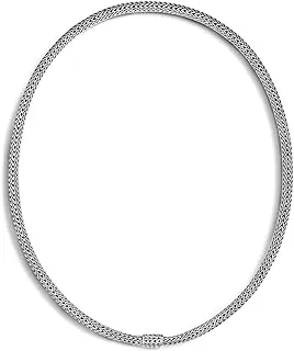 Icon Classic Chain Collection Women's 5MM Hand-Woven Luxury Necklace in 925-Sterling Silver