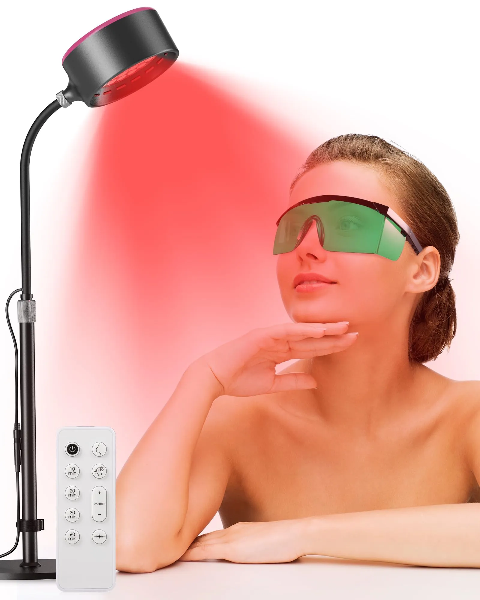 Infrared Light Therapy Lamp 660nm & 850nm for Skin Revitalization