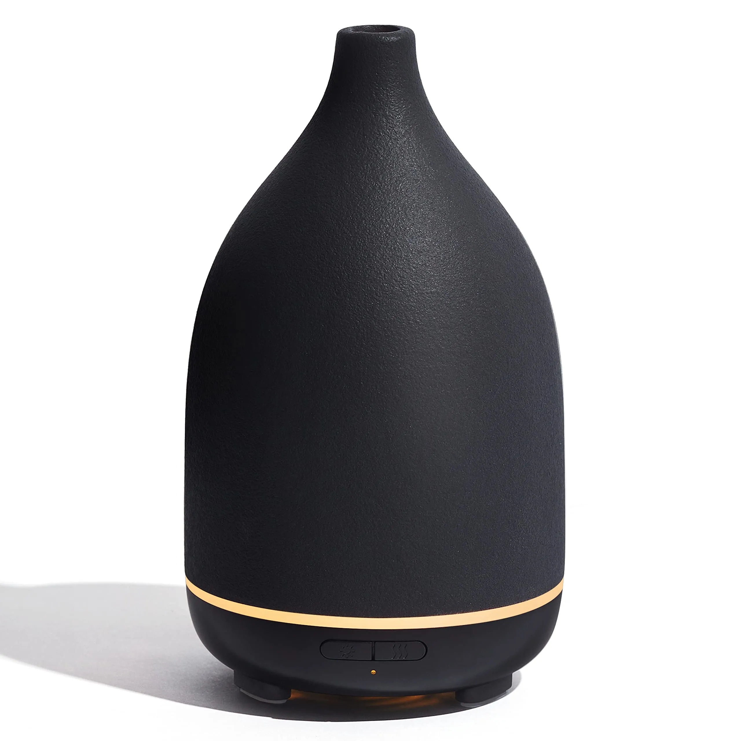 InnoGear 150ML Ceramic Essential Oil Diffuser, Black - Ultrasonic Aromatherapy Humidifier