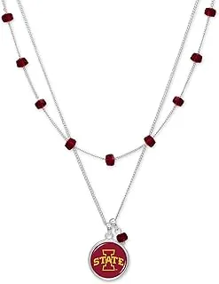 Iowa State Cyclones Ivy Necklace – Silver Chain Jewelry Gift for ISU Fans