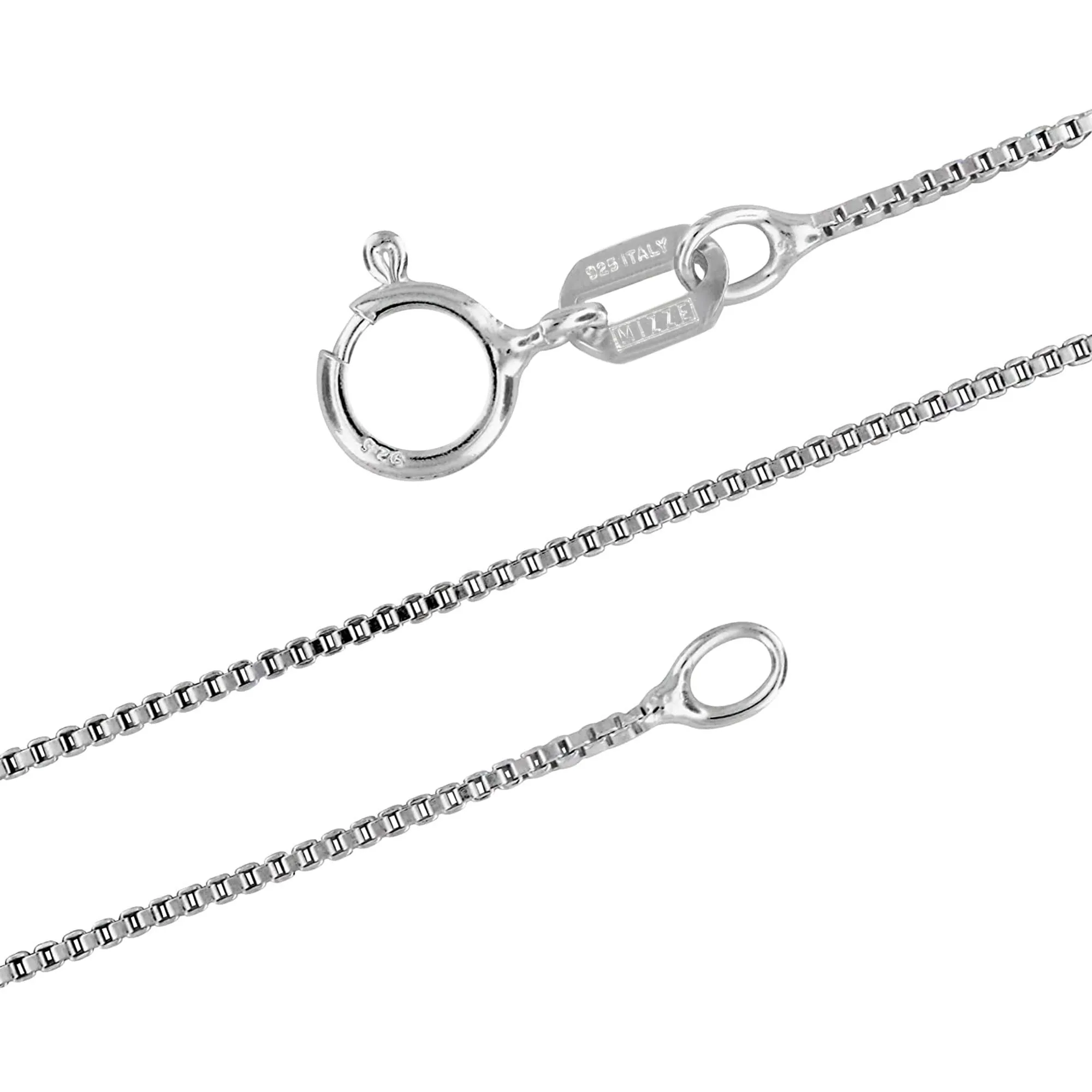 Italian Sterling Silver Box Chain 19'-24'