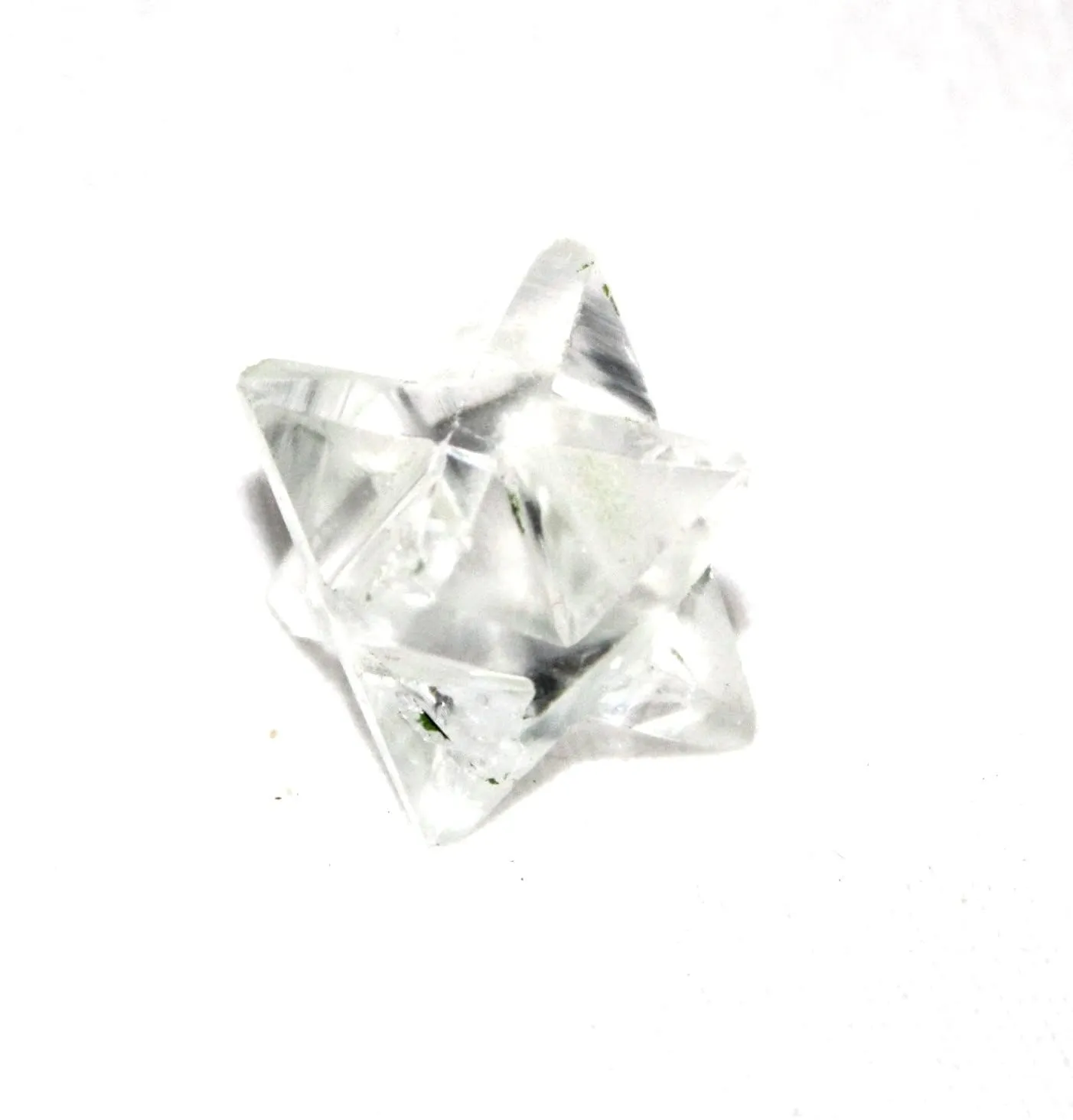 Jet Crystal Quartz Merkaba 1 Inch Star - Handcrafted Jet International Crystal Therapy