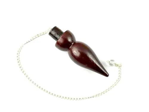 Jet Energized Rosewood Egyptian Pendulum R-2, 2.5 Inch, A++ Quality, Positive Energy & Healing