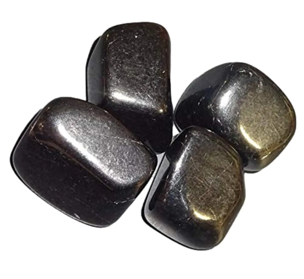 Jet Gemstone - Tumbled & Hand Polished Natural Metaphysical Crystal for Healing & Protection