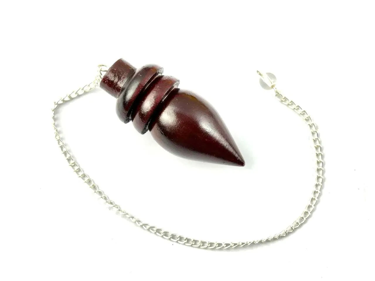 Jet Rosewood Egyptian Pendulum R-4 for Healing, Chakra Balancing, Spiritual Meditation