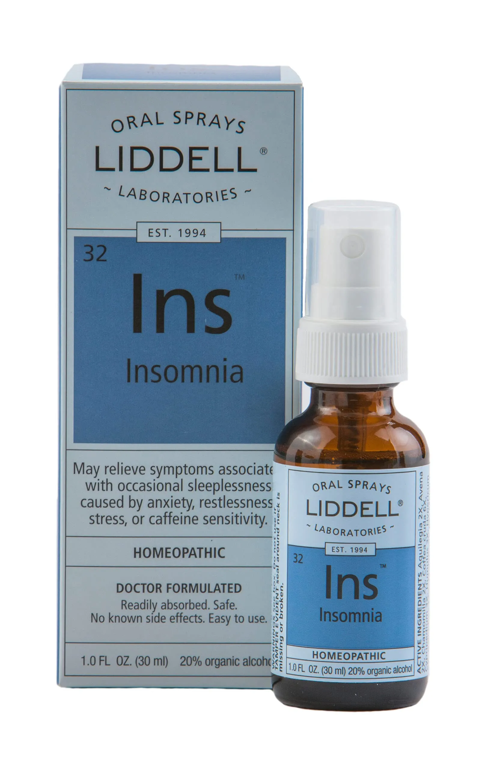 Liddell Homeopathic Insomnia Relief with Chamomile - 1 oz - Natural Sleep Aid