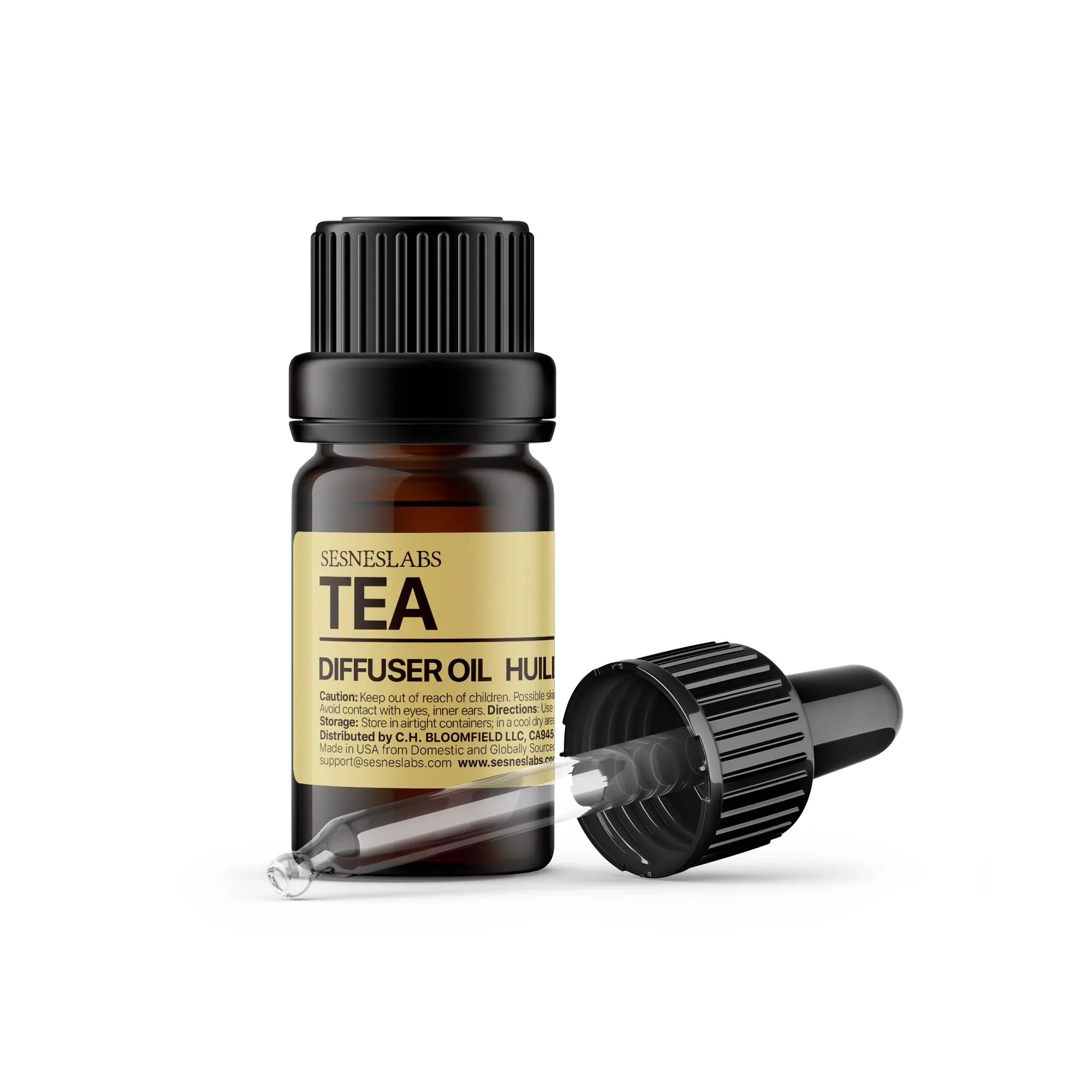 Luxury Green Tea Essential Oil Blend - Petitgrain, Black Currant, Bergamot, Neroli, Sandalwood