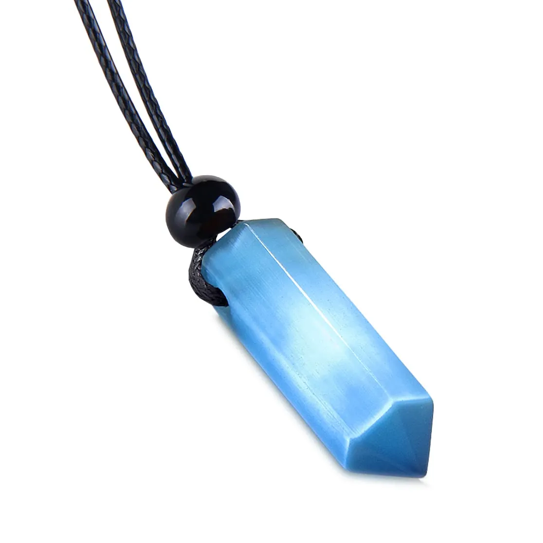 Magic Human Crystal Necklaces - Cool Crystal Point Pendants - Spiritual Protection Amulets