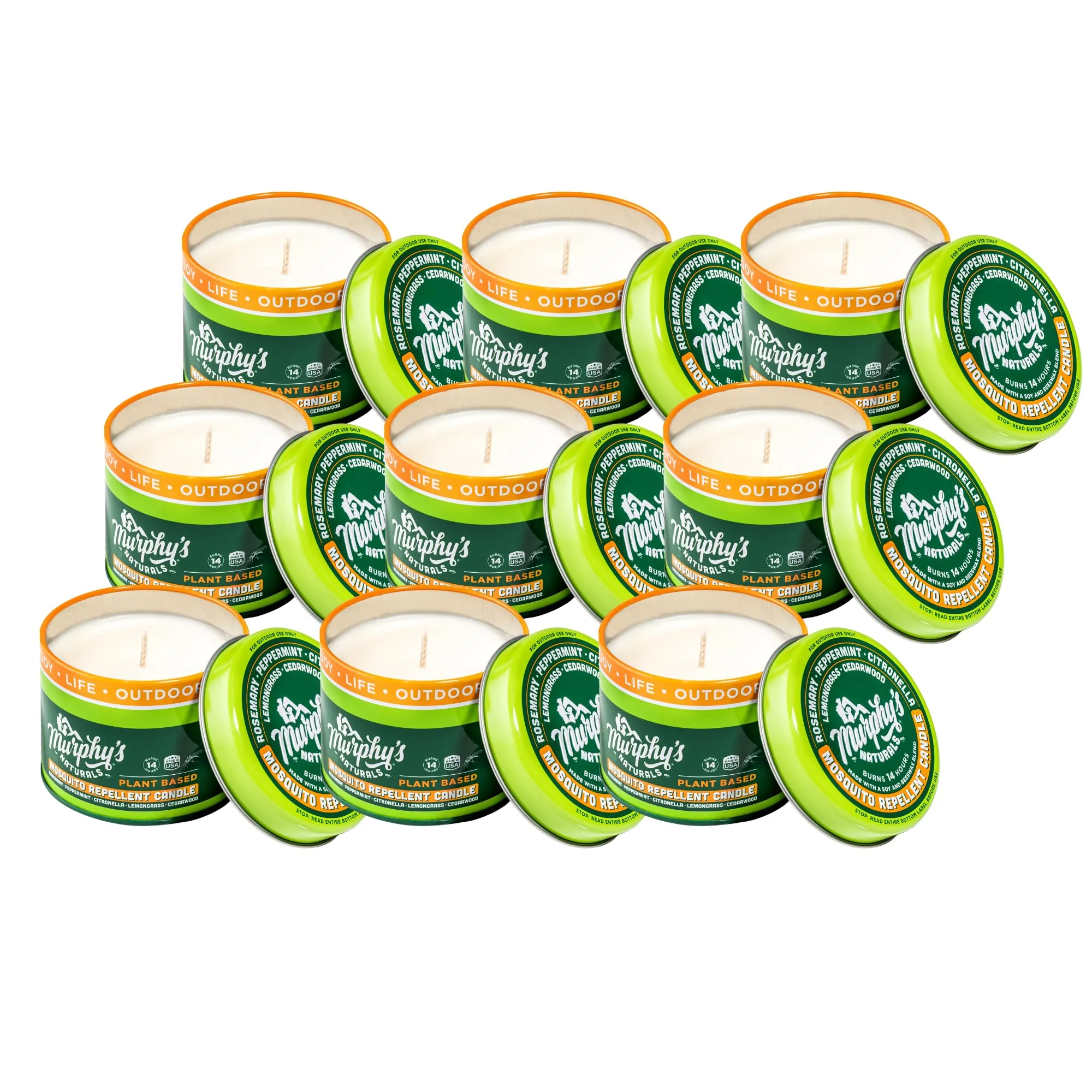 Murphy's Naturals Mini Mosquito Repellent Candle 9-Pack