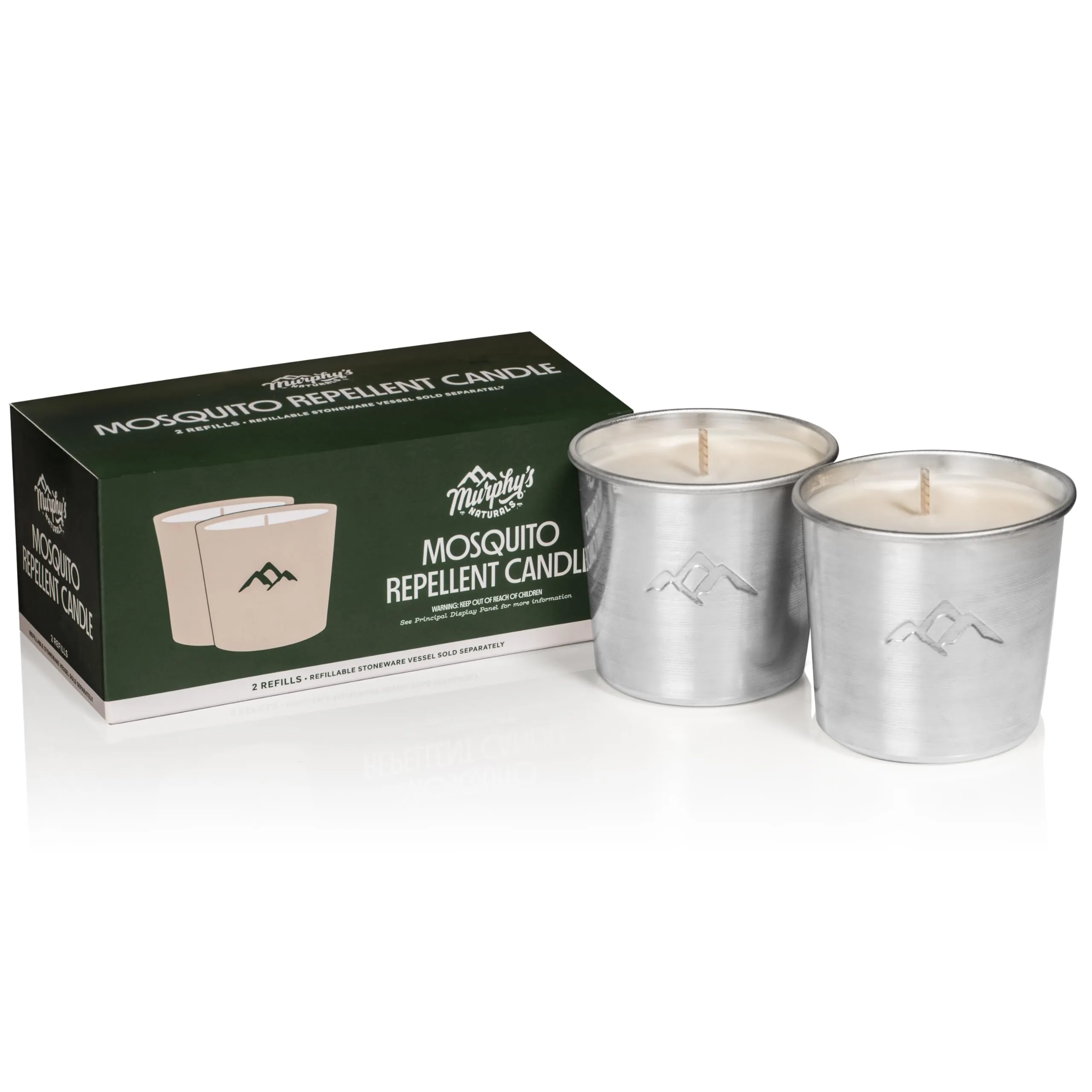 Murphy's Naturals Mosquito Repellent Candle Refills 9oz, 2-Pack