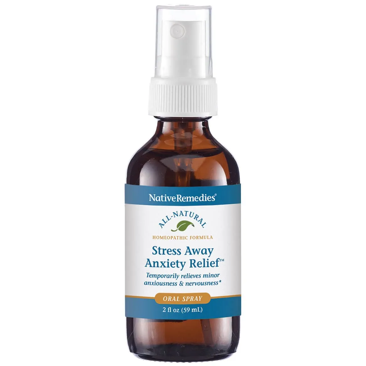 Native Remedies Stress Away Anxiety Relief Spray for Nervousness, Irritability & Emotional Tension