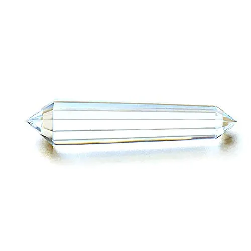 Natural Tibet Himalayan 12-Sided Clear Quartz Vogel Wand - Spiritual Healing Energy Amplifier