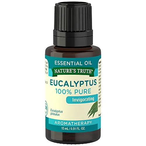 Nature's Truth Eucalyptus Essential Oil 0.51oz - Revitalizing, Soothing Aroma for Aromatherapy