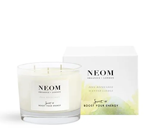 NEOM Feel Refreshed Scented Candle, 3 Wick