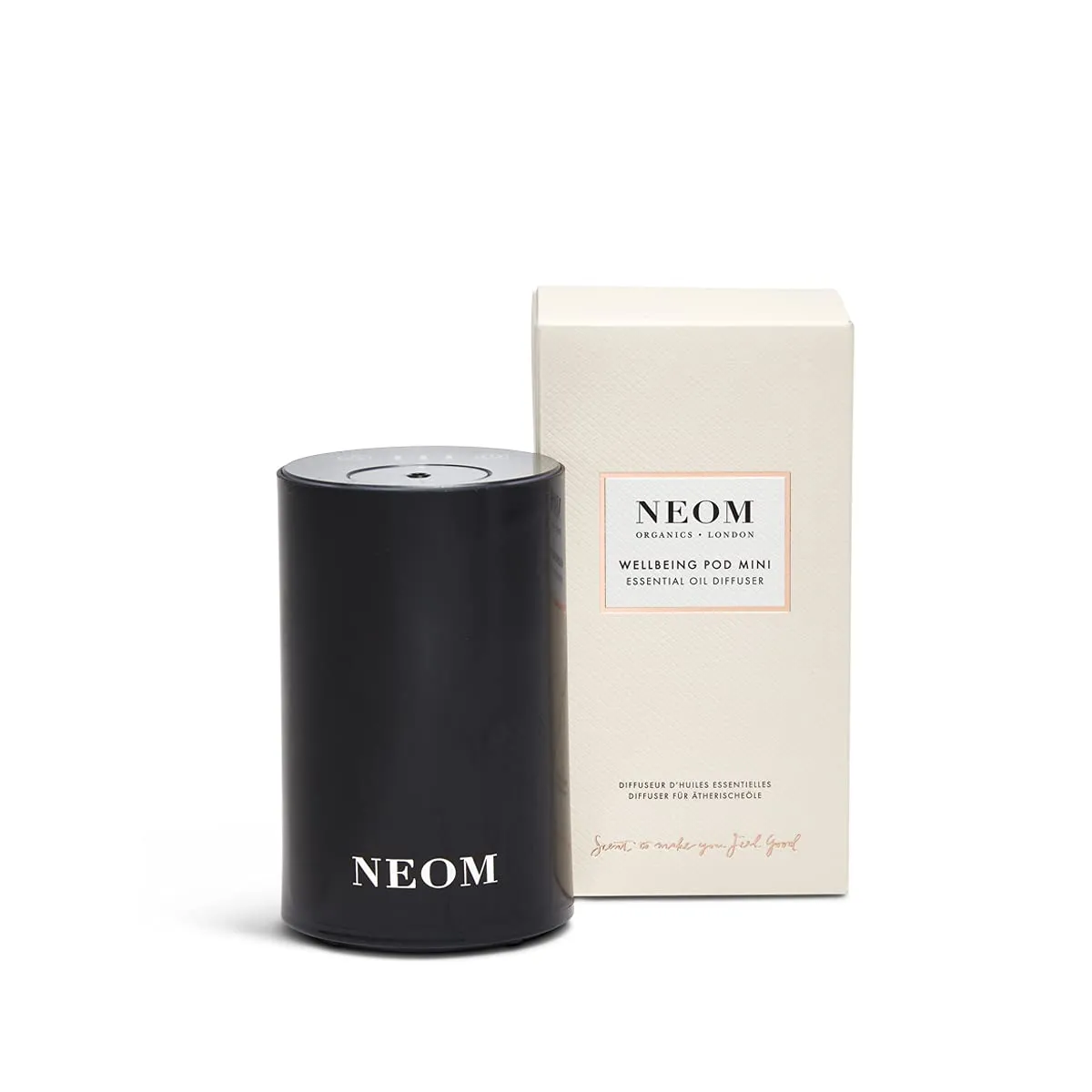 NEOM Portable Wellbeing Pod Mini Essential Oil Diffuser Black