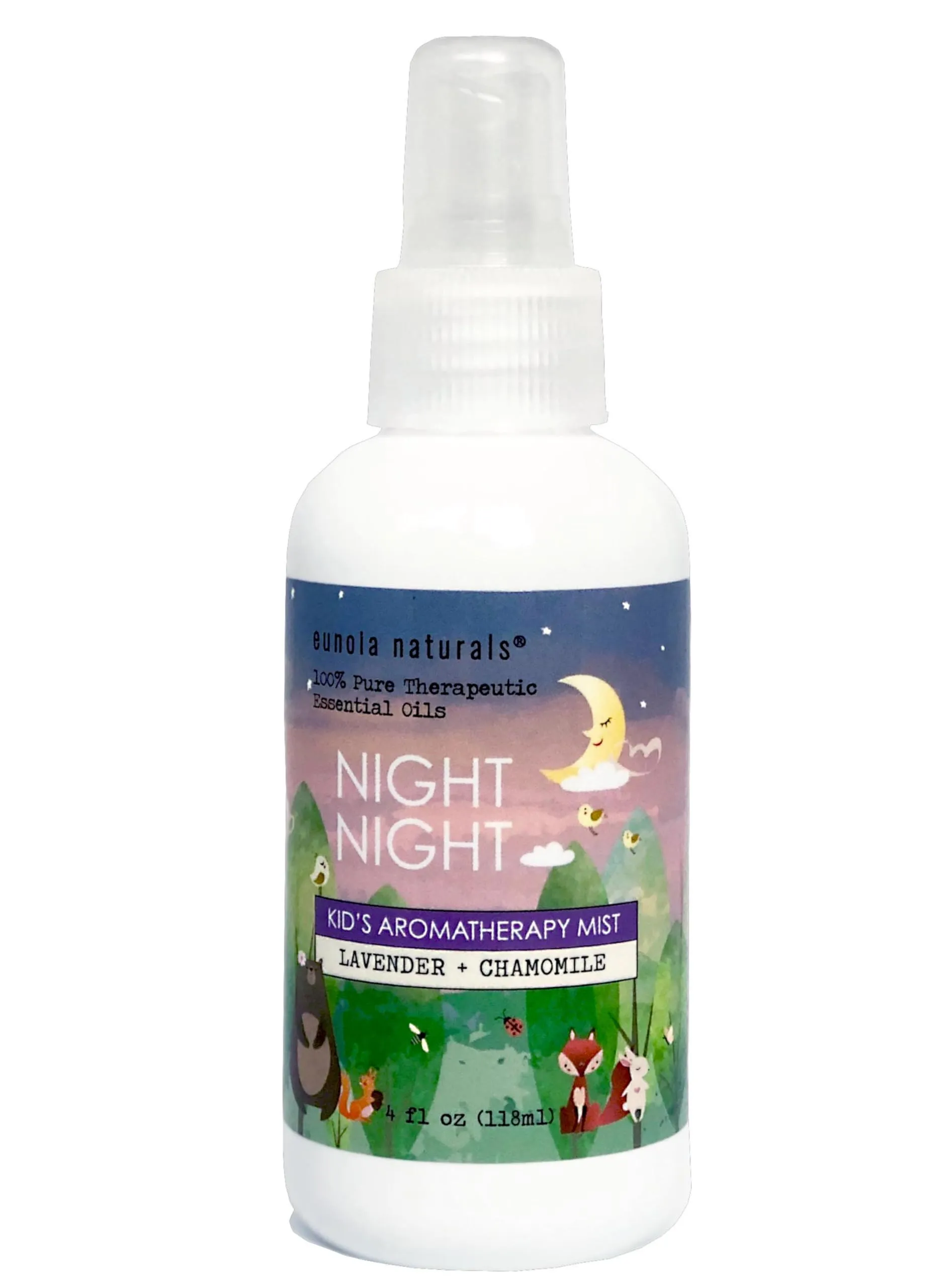 Night Night Kid's Lavender Sleep Spray, All Natural Lavender + Chamomile Aromatherapy Mist