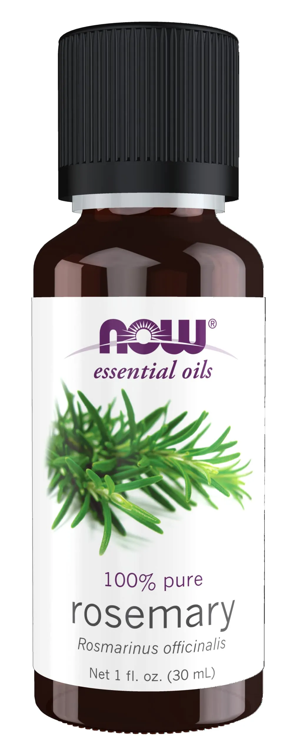 NOW Essential Oils Rosemary Oil, 100% Pure Purifying Aromatherapy, Vegan, 1-Ounce