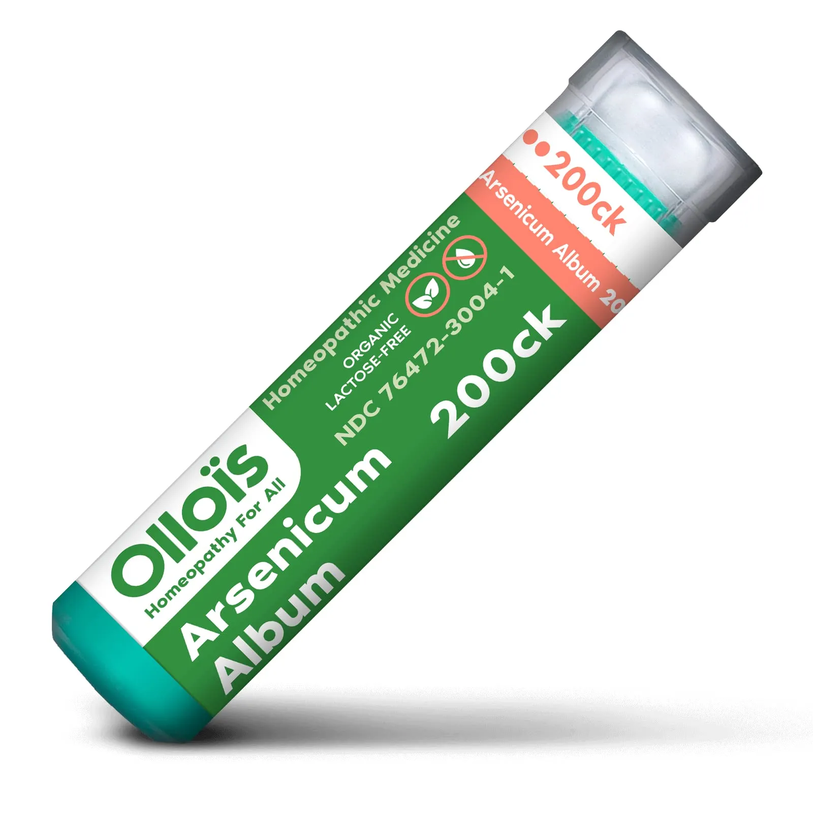 OLLOIS Arsenicum Album 200ck - Organic Vegan Homeopathic Medicine, 80 Lactose-Free Pellets