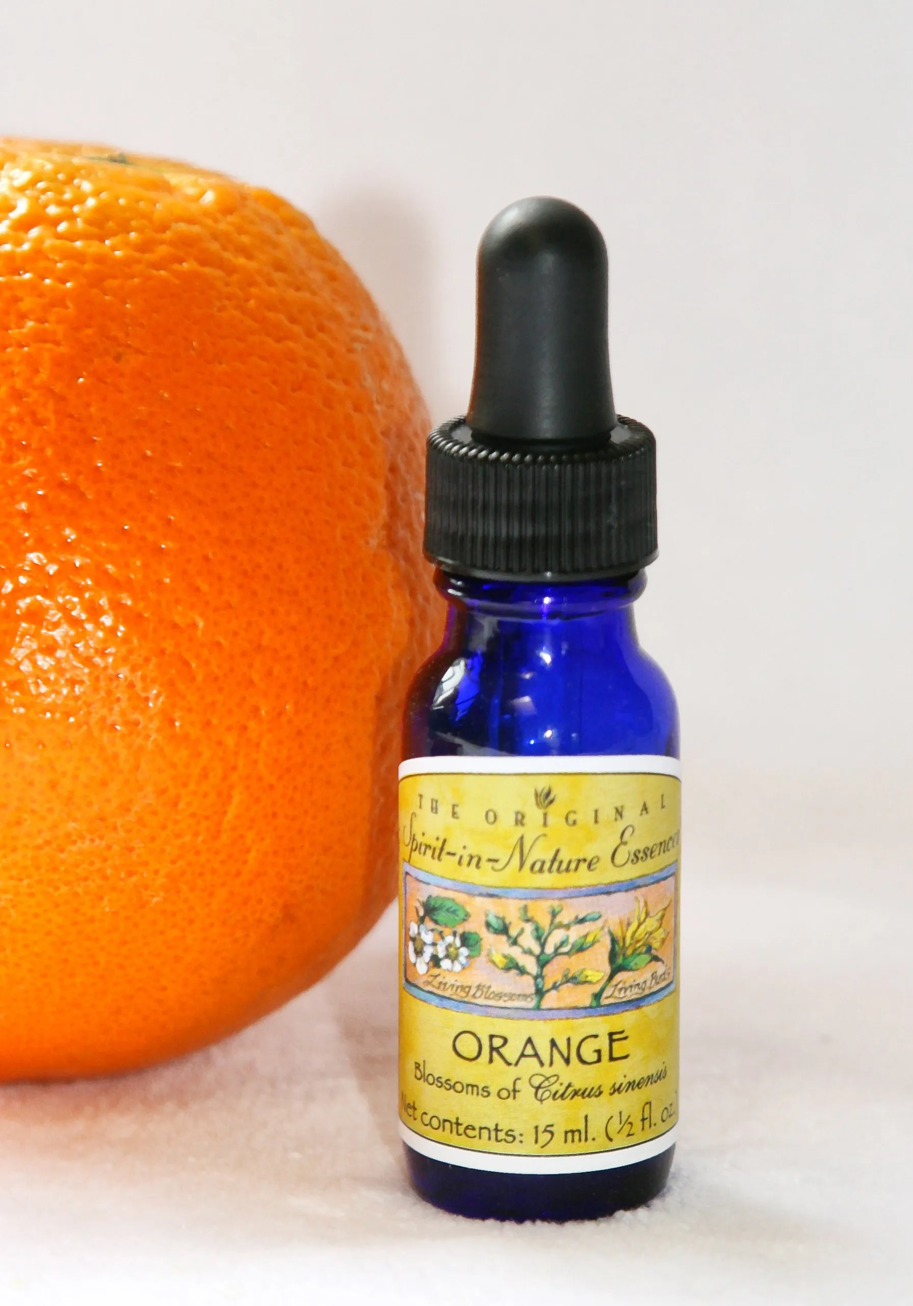 Orange Spirit-in-Nature Flower Essences 1/2 oz. for Enthusiasm, Hope, Overcoming Obstacles