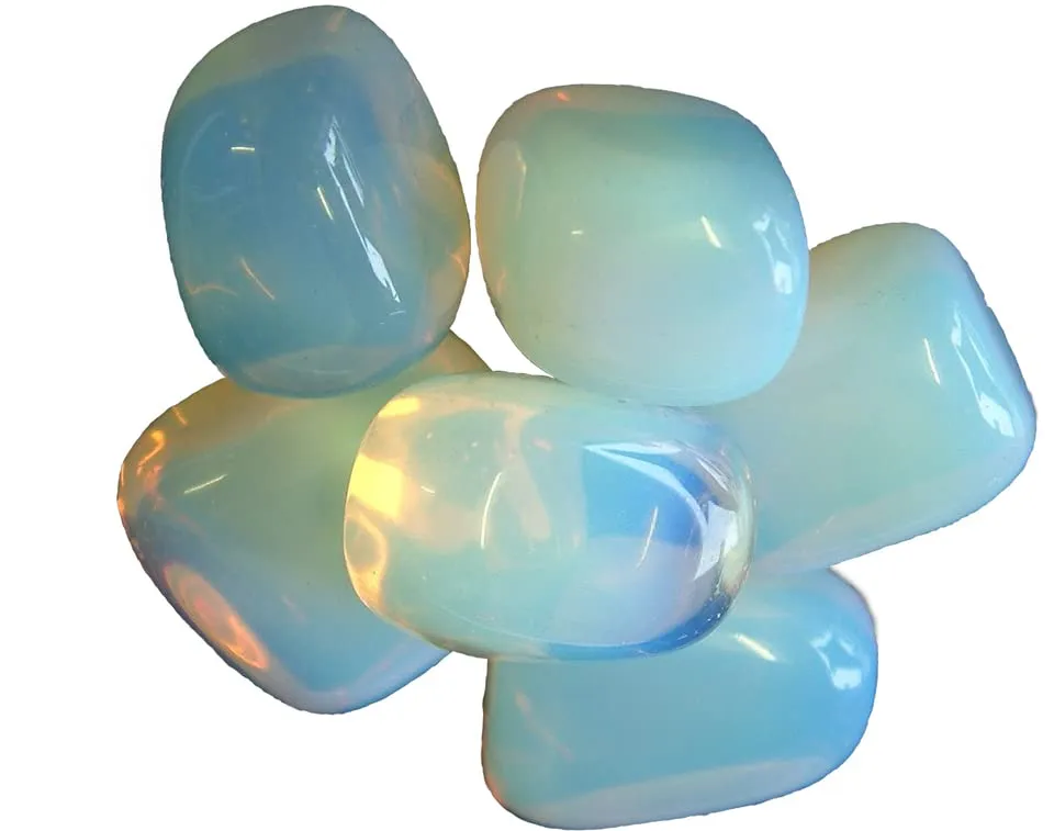 Pachamama Essentials Opalite Tumbled Healing Stone 20-25mm - Boost Self-Esteem & Inner Strength