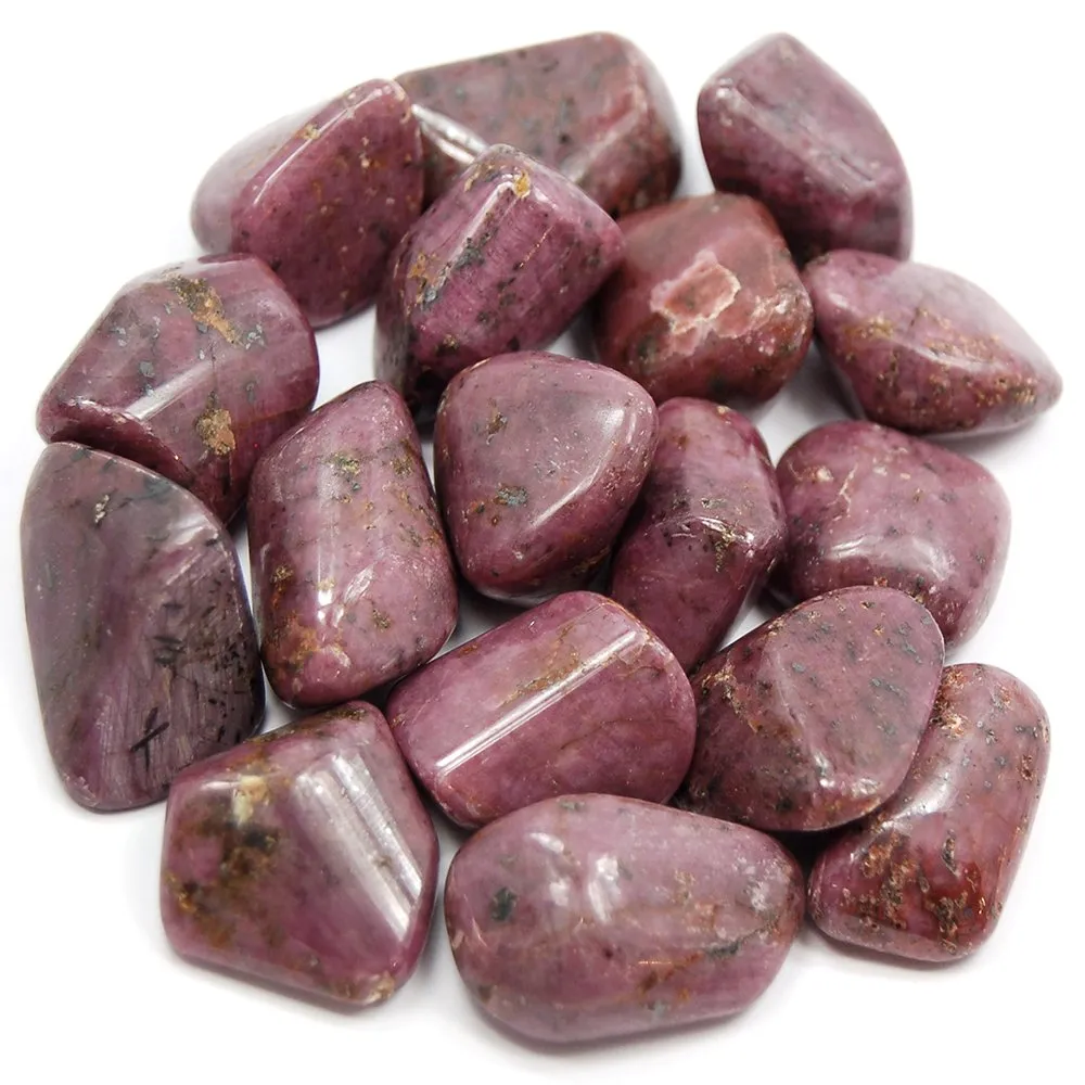 Pachamama Essentials Ruby Tumbled Healing Stone - Crystal Healing 20-25mm - Natural Gemstone