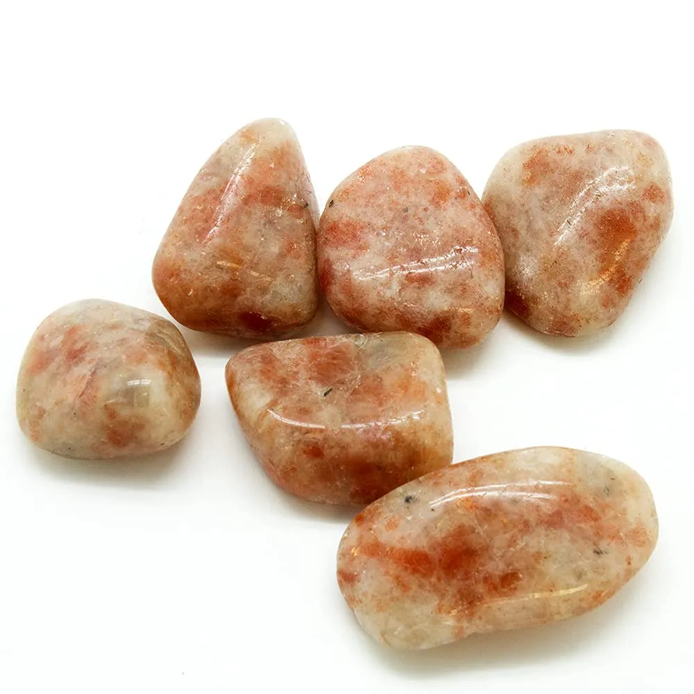 Pachamama Essentials Sunstone Tumbled Stone - Healing Stone, 20-25mm - Optimistic & Energizing