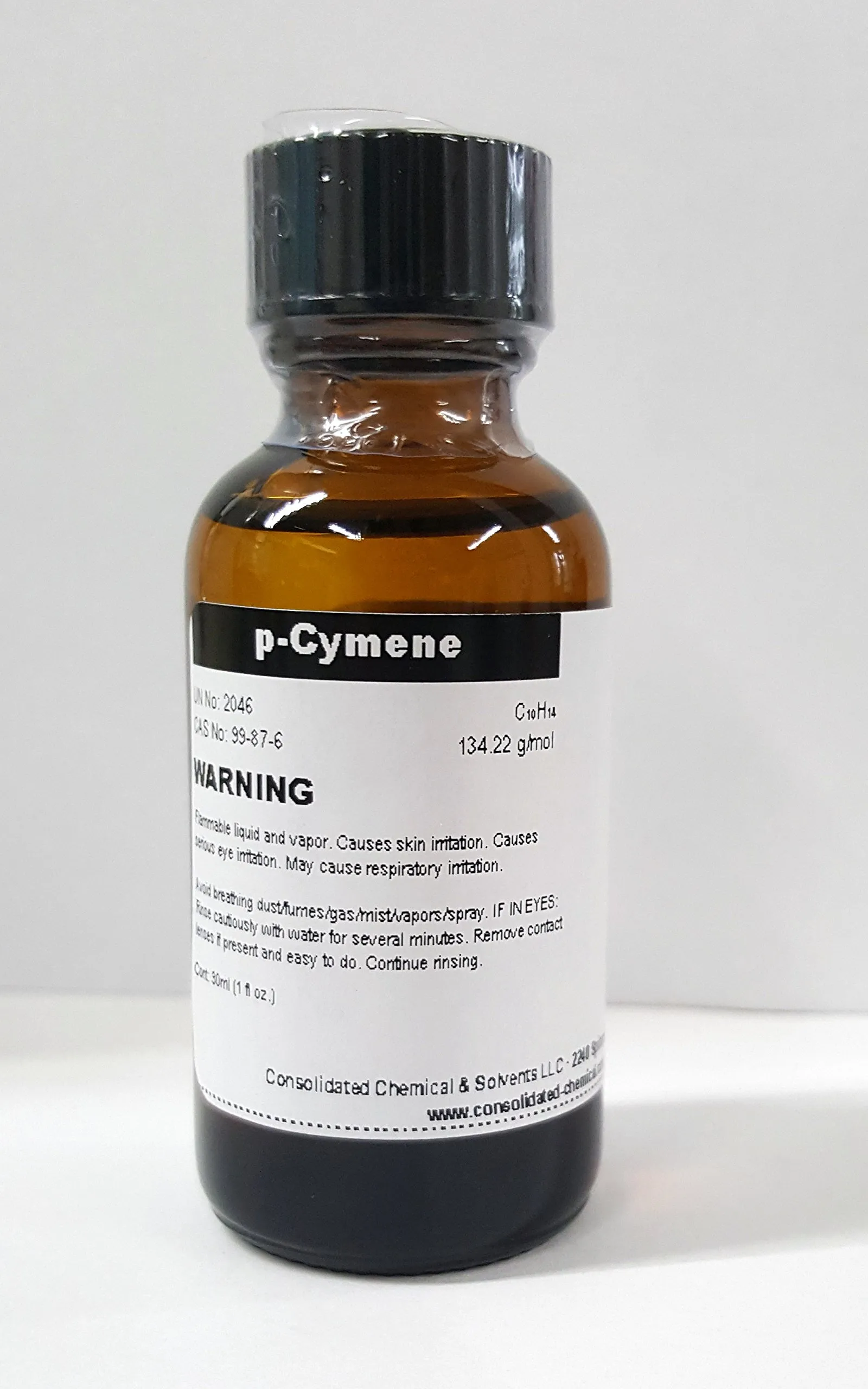 para-Cymene High Purity Fragrance Aroma Compound 30ml Amber Glass Bottle 100% Pure