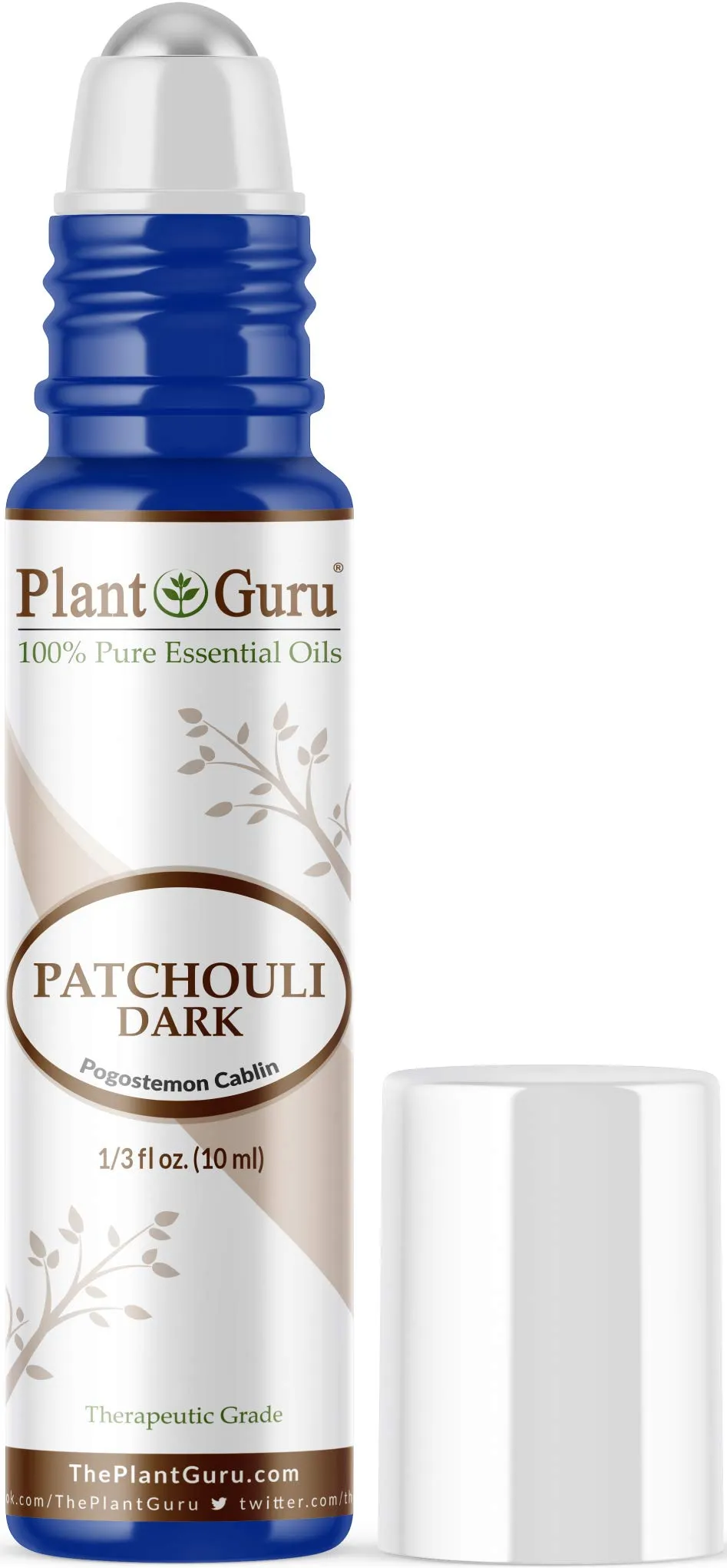 Patchouli Essential Oil Roll On 10ml - 100% Pure, Natural Therapeutic Grade Aromatherapy